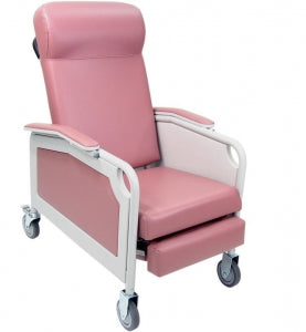 Winco Mfg., LLC Convalescent Recliner Chair - Serenity Convalescent Recliner, No Tray, Mauve - 5261-16