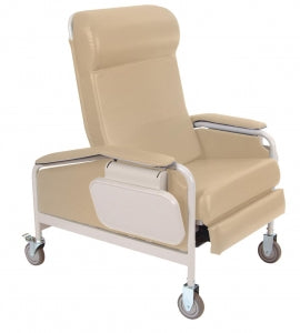 Winco Mfg., LLC XL Convalescent Recliner with Tray - Extra Wide Serenity Recliner, Taupe - 5291-03