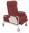 Winco Mfg., LLC XL Convalescent Recliner with Tray - Extra Wide Serenity Recliner, Burgundy - 5291-14