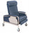 Winco Mfg., LLC XL Convalescent Recliner with Tray - Extra Wide Serenity Recliner, Blueridge Vinyl, 49"H x 36.25"W x 44"L - 5291-17-TB