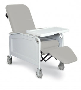 Winco Mfg., LLC LifeCare Recliner - LifeCare 3-Position Recliner TB133, No Tray, Grey - 5851-07-TB