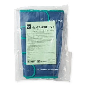 Medline Hemo-Force Sequential Triple-Bladder DVT Sleeves - Hemo-Force Sequential DVT Sleeve, Calf-Length, Size XL with Circumference 22" - 32" (55.9 - 81.3 cm) - MDS601BSQ