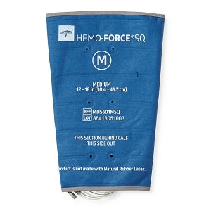 Medline New & Reprocessed DVT Therapy Compression Garments - Hemo-Force Blended DVT Therapy Compression Sleeve, Calf, Sequential, Size M - MDS601MSQBL