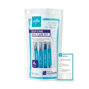 Medline 24-Hour Oral Care Kit for Nonventilated Patients - 24-Hour Oral Care Kit for Personal Nonventilated Patients - MDS606NV1