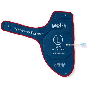 Medline Hemo-Force II Intermittent Single-Bladder DVT Sleeves - Large Intermittent Hemo-Force II DVT Foot Sleeve with Circumference of 13"- 16" (33 cm - 40.6 cm) Instep - MDS620L2