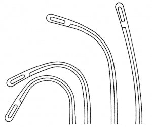 Medline Randall Kidney Stone Forceps - FORCEP, KIDNEY, RANDALL, 0.25 CVD, NO.1, 9" - MDS6223101