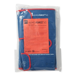 Medline Hemo-Force Sequential Triple-Bladder DVT Sleeves - Hemo-Force Sequential DVT Sleeve, Thigh-Length, Size L with Circumference 29" - 36" (73.7 - 91.4 cm) - MDS630LSQ