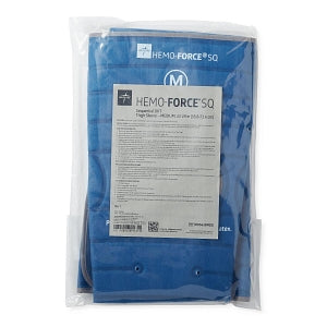 Medline Hemo-Force Sequential Triple-Bladder DVT Sleeves - Hemo-Force Sequential DVT Sleeve, Thigh-Length, Size M with Circumference 22" - 29" (55.9 - 73.7 cm) - MDS630MSQ