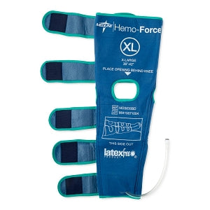 Medline Hemo-Force Intermittent Single-Bladder DVT Sleeves - Intermittent Hemo-Force DVT Sleeve, Thigh, Small with Circumference of up to 22" (55.9 cm) - MDS630SD