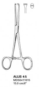 Medline Glassman-Allis Intestinal Forceps - FORCEP, INTEST, GLASSMAN-ALLIS, 8" - MDS6412420