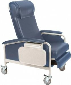 Winco Care Cliner Clinical Recliners - Clinical Recliner, 6-Position, Blueridge - 6530-17