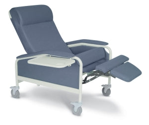 Winco INC Wide Care Cliner Clinical Recliners - Extra-Wide Vinyl Clinical Recliner, Blueridge, 25", TB133 - 6540-17-TB