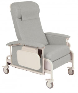 Winco Drop Arm Clinical Recliners - Serenity Drop-Arm Clinical Recliner TB133, Gray - 6550-07-TB