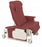 Winco Wide-Drop Arm Clinical Recliners - Extra-Wide Drop-Arm Vinyl Clinical Recliner, Burgundy - 6570-14