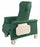 Winco Swing Arm Dialysis Recliners - Elite Clinical Recliner with Dual Swing-Away Arms, Hunter Green - 6940-06