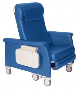 Winco Mfg., LLC XL Wide Swing Arm Dialysis Recliners - RECLINER, DUAL SWING ARM, BARI, RL BLUE - 6950-02