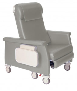 Winco Mfg., LLC XL Wide Swing Arm Dialysis Recliners - RECLINER, DUAL SWING ARM, BARI, GREY - 6950-07