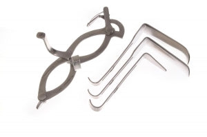 Medline O'Sullivan-O'Connor Vaginal Specula - O'Sullivan-O'Connor Gynecology Retractor Set with 5 Blades, 2 Fixed and 3 Interchangeable - MDS7019600