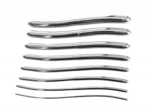 Medline Furst Double-Ended Hegar Uterine Dilators - Set of 8 7-1/2" (19.10 cm) Long Double-Ended Furst Hegar Uterine Dilators, 3 mm/4 mm - 17 mm/18 mm - MDS7042408F