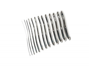 Medline Double-Ended Hegar Uterine Dilators - 7-12" (19 cm) Double-Ended Hegar Uterine Dilator 13-Piece Set with 1 mm/2 mm Through 25 mm/26 mm Dilators - MDS7042413