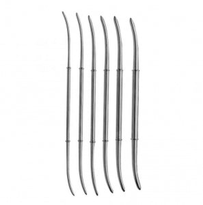 Medline Double-Ended Hank Uterine Dilators - 7-8 Fr (2.3 mm - 2.6 mm) 11" (27.9 cm) Double-Ended Hank Uterine Dilator - MDS7043008