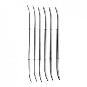 Medline Furst Double-Ended Hank Uterine Dilators - 9-10 Fr 11" (27.9 cm) Furst Double-Ended Hank Uterine Dilator, Japanese Stainless Steel - MDS7043010F