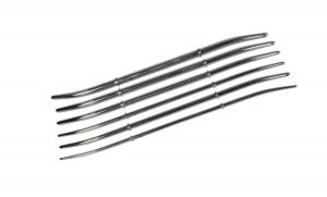 Medline Double-Ended Hank Uterine Dilators - Size 9/10 Fr to 19/20 Fr Double-Ended Hank Uterine Dilator Set - MDS7043506