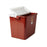 Medline Large Biohazard Containers - Sharps Containers, Red, Hinged Top Lid, 10 gal. - MDS705210HN