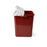 Medline Large Biohazard Containers - Sharps Containers, Red, Hinged Top Lid, 10 gal. - MDS705210HN