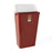 Medline Large Biohazard Containers - Sharps Containers, Red, Hinged Top Lid, 18 gal. - MDS705218HN