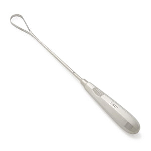 Medline Recamier-Sims Uterine Curettes - 10-1/2" (26 cm) Long Recamier-Sims Uterine Curette with Sharp 23 mm Tip - MDS7071523