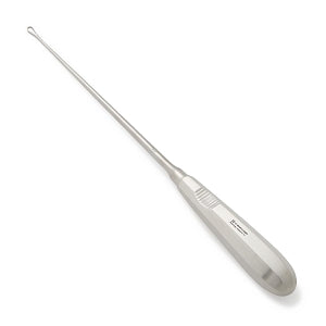 Medline Recamier-Sims Uterine Curettes - 12" (30.5cm) Long Recamier-Sims Uterine Curette with Blunt 5 mm Tip - MDS7072205