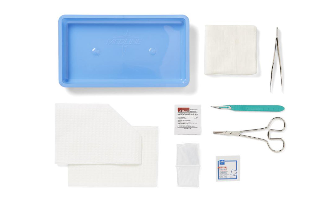 Incision and Drainage Trays with COMFORT LOOP Instruments