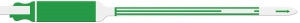 Medline Tamper Resistant Self Adhesive Write-On ID Bands - Tamper-Resistant Self-Adhesive Wide-Face Write-On Adult / Pediatric ID Band, Green - MDS7103M