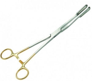 Medline Bierer Ovum Forceps - 11" (28 cm) Bierer Ovum Forceps with 16 mm Serrated Jaws - MDS7224328