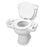 Maddak Inc Reversible Toilet Transfer Seat - SEAT, TRANSFER / TOILET, 1" ELEVATION - 725600000