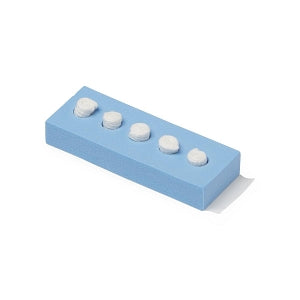 Medline Medline Specialty Surgical Sponges - Sterile 9/16" x 1/4" Blunt "K" X-Ray Detectable Dissector Sponge - MDS73512