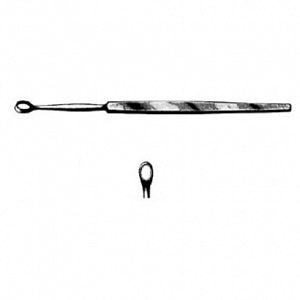 Medline Dermal Fox Curettes - Dermal Fox Curette, 14 cm, 2 mm - MDS7412802