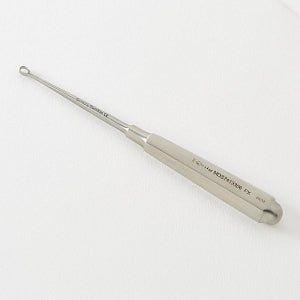 Medline Konig Narrow Handle Piffard Curettes - Size 1 6.25" (16 cm) Long Oval Dermal Piffard Curette - MDS7413306