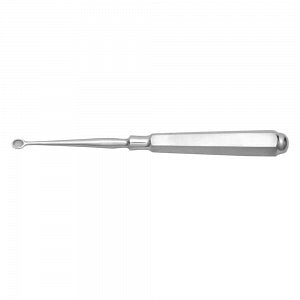 Medline Konig Narrow Handle Piffard Curettes - Size 2 6.25" (16 cm) Long Oval Dermal Piffard Curette - MDS7413308