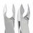 Medline Tissue and Cuticle Nail Nippers - 5-5/8" (14.3 cm) Double Spring Tissue and Cuticle Nail Nippers with Convex Jaw - MDS7436412