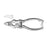 Medline Nail Nippers - Nail Nipper, Concave Jaw, Barrel Spring and Catch in Handles, Screw Lock, 5.5" - MDS7436815