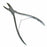 Medline Konig Double Spring Nail Nippers - 4.5" (11.4 cm) Konig Double Spring Straight Narrow Nail Nipper - MDS7439448