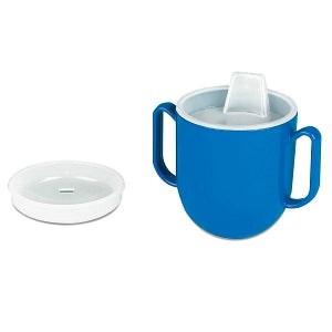 Maddak Inc No-Tip Weighted Base Cup - Base Cup, Weighted, No-Tip, 2 Handles, 6.5 oz. - 745940000