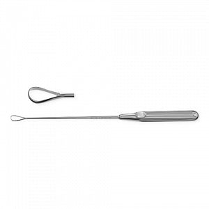 Medline Recamier-Sims Uterine Curettes - 12-1/2" (31 cm) Long Recamier-Sims Uterine Curette with Sharp 40 mm Tip - MDS7537010