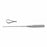 Medline Recamier-Sims Uterine Curettes - 12-1/2" (31 cm) Long Recamier-Sims Uterine Curette with Sharp 40 mm Tip - MDS7537010