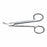 Medline Suture Wire Cutters - Wire Cutting Scissor, Angled Jaw, Serrated, Notched Blade, Left-Handed - MDS7925346