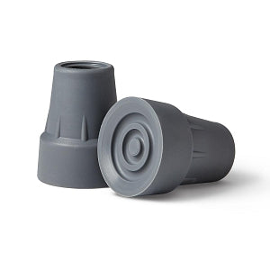 Medline Replacement Crutch Tips - Crutch Tips, Gray - MDS80266RW