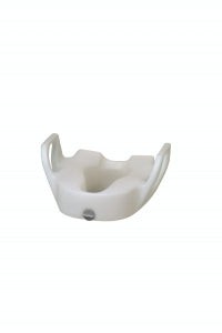 Maddak Inc Maddak Lock-On Elevated Toilet Seat - SEAT, TOILET, ELEV, W/ARMS, PLASTIC, STD - 72575-3111