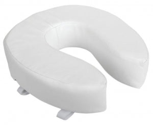 Medline 4" High Padded Toilet Seat - 4" H Padded Toilet Seat Cushion - MDS80328